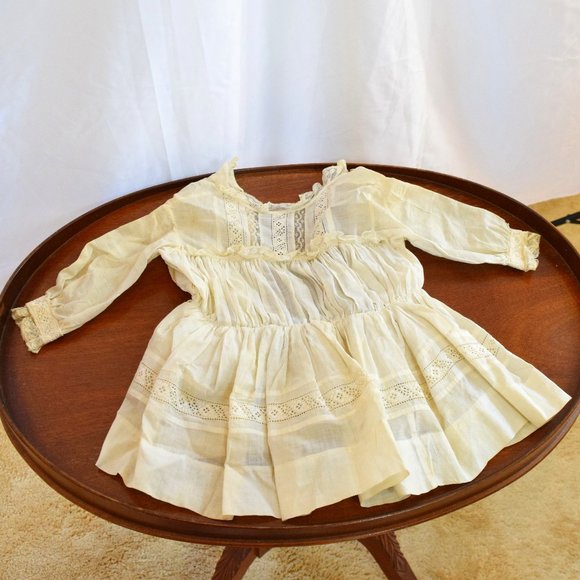 Antique Baby Clothes Dress & Jacket 2 Pc Set Great Granny Core - Picture 1 of 16